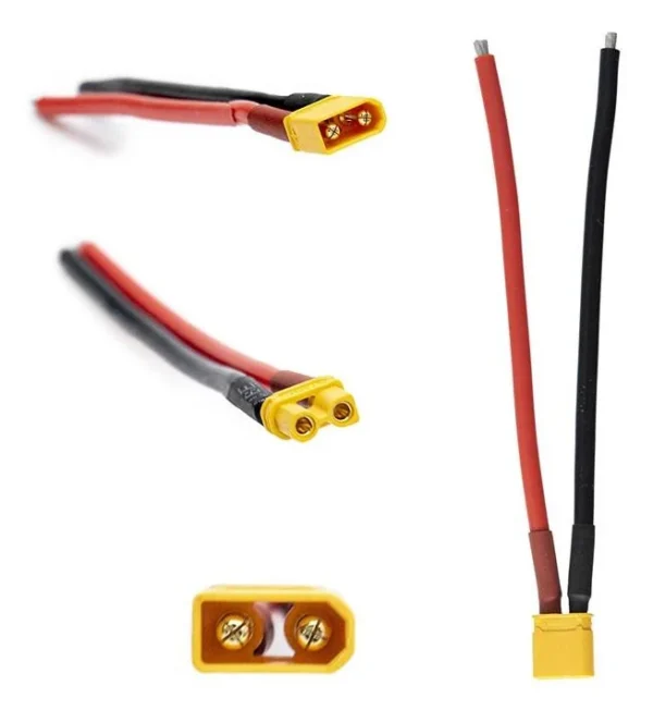 Cordons XT30 mâles et femelles du lot Cordons XT30 mâles et femelles du lot