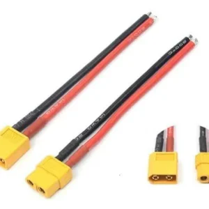 Cordons XT60 Amass 10 cm — 5 mâles et 5 femelles