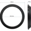 Plan coté de la coupelle : 50 mm de diamètre extérieur, 39,8 mm d'alésage, 7 mm d'épaisseur