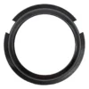Cuvette inférieure de direction NIU KQi3 vue de face, collerette noire à quatre encoches Cuvette inférieure de direction NIU KQi3 vue de face, collerette noire à quatre encoches