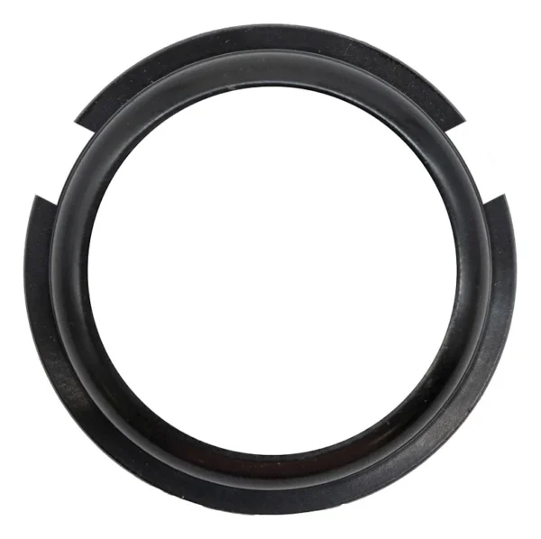 Cuvette inférieure de direction NIU KQi3 vue de face, collerette noire à quatre encoches Cuvette inférieure de direction NIU KQi3 vue de face, collerette noire à quatre encoches