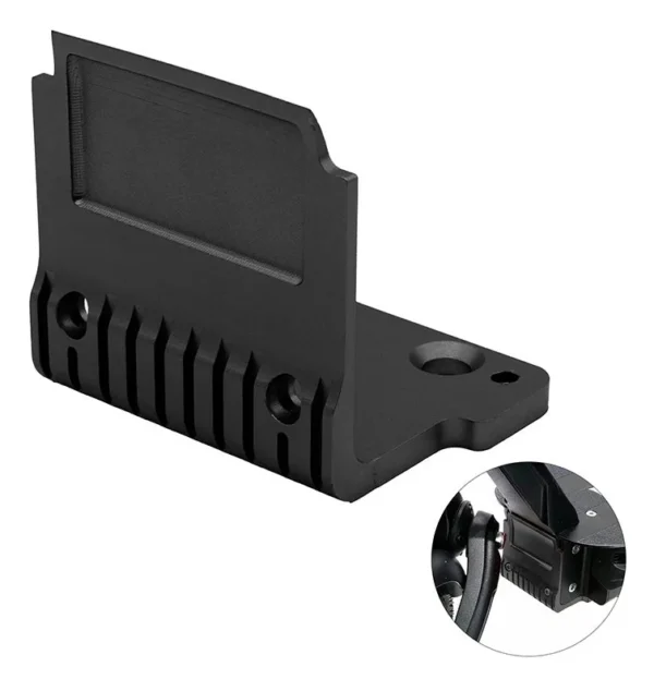 Déflecteur anticollision Dualtron en aluminium anodisé noir Déflecteur anticollision Dualtron en aluminium anodisé noir