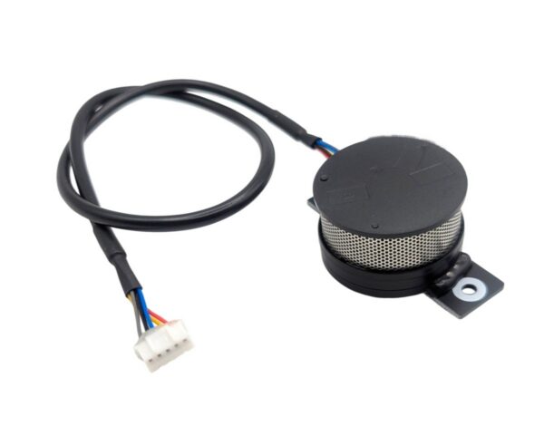 Détecteur de fumée Dualtron Alien, boîtier rond à grille métallique et connecteur quatre broches Détecteur de fumée Dualtron Alien, boîtier rond à grille métallique et connecteur quatre broches