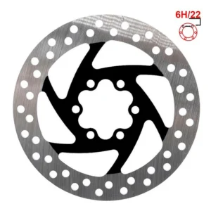 Disque de frein 120 mm 6 trous — cinq coloris, visserie fournie