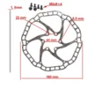 Disque de frein 160 mm coté : cercle de fixation de 44 mm, trous de 5,5 mm, 1,8 mm d’épaisseur Disque de frein 160 mm coté : cercle de fixation de 44 mm, trous de 5,5 mm, 1,8 mm d’épaisseur