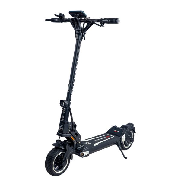 Dualtron Togo Pro — trottinette électrique pliable, vue d'ensemble de trois quarts
