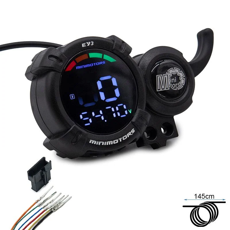 Compteur d'origine EY3 V2 de trottinette Dualtron avec son faisceau