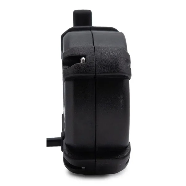 Compteur EY3 V2 vu de profil, embase de guidon