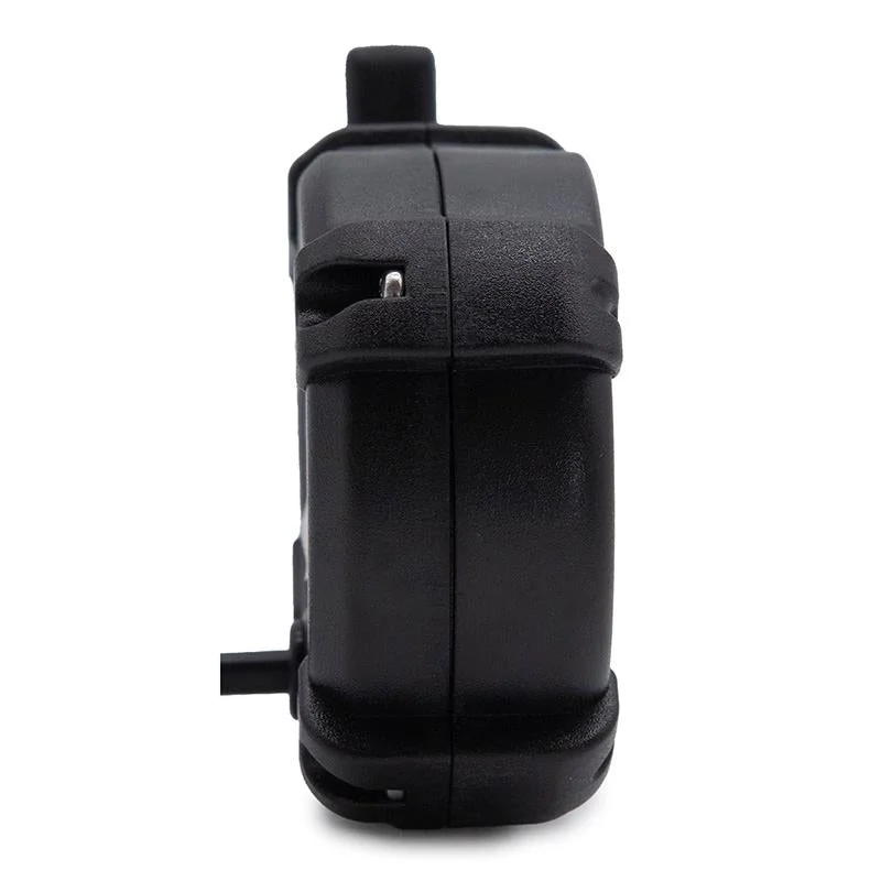 Compteur EY3 V2 vu de profil, embase de guidon