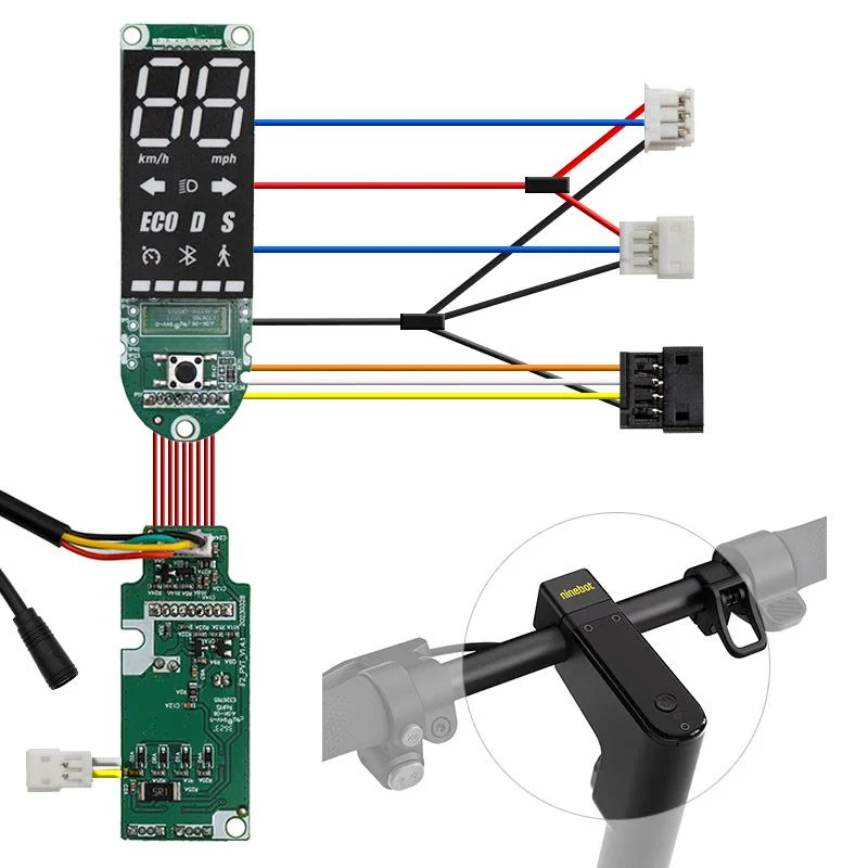 Carte d'affichage pour trottinette Ninebot Max G2 avec son faisceau