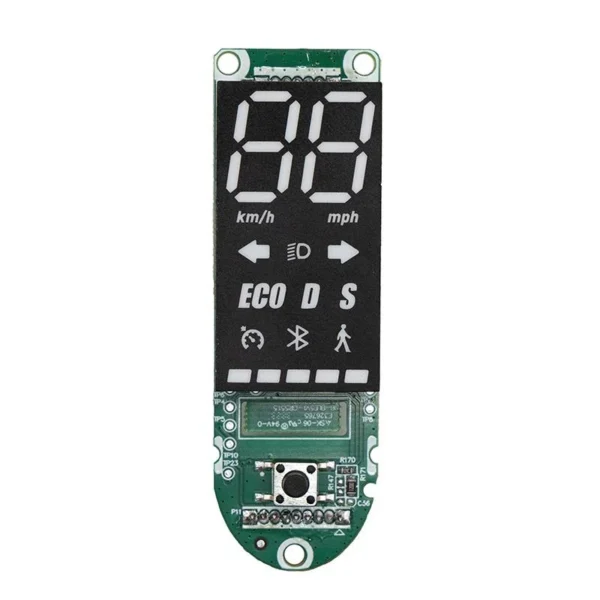 Masque sérigraphié de la carte d'affichage Ninebot Max G2 : modes ECO, D et S