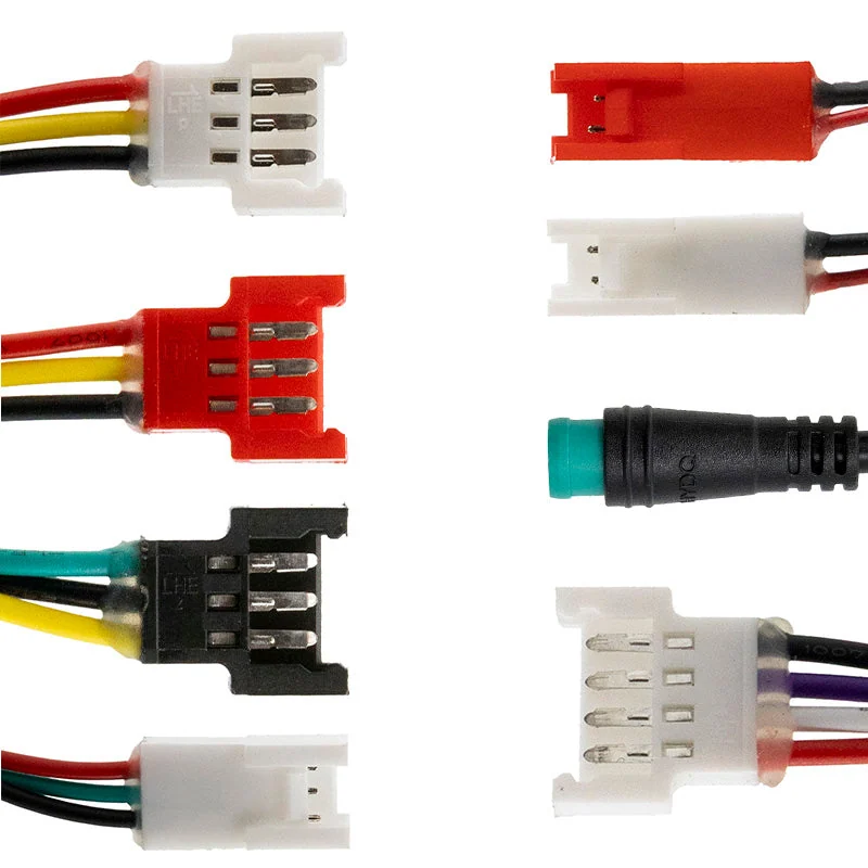 Détail des connecteurs du faisceau du tableau de bord NIU KQi 300P