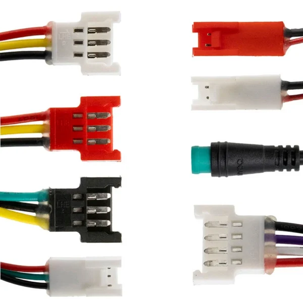 Détail des connecteurs du faisceau du tableau de bord NIU KQi 300P