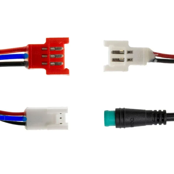 Détail des connecteurs du faisceau de l'écran NIU KQi1