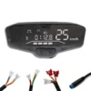 Compteur d'origine SmartGyro K2 Pro et les quatre connecteurs de son faisceau Compteur d'origine SmartGyro K2 Pro et les quatre connecteurs de son faisceau