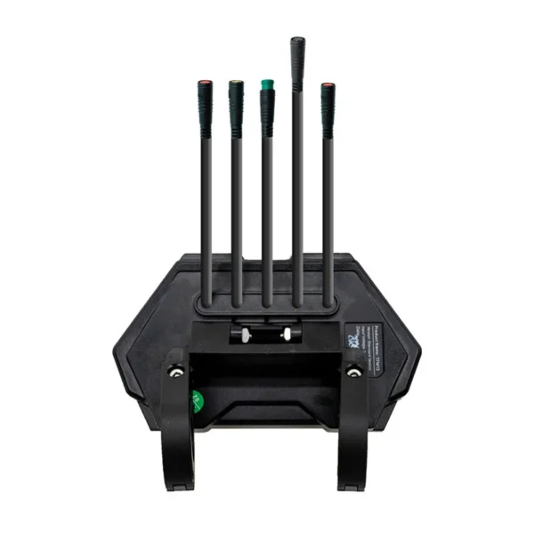 Afficheur SmartGyro Crossover Dual Max 2 vu de dos, inserts de fixation et passe-câbles