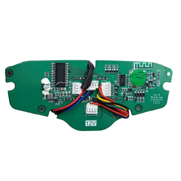 Carte de l'écran SmartGyro K2, vue de dessus Carte de l'écran SmartGyro K2, vue de dessus