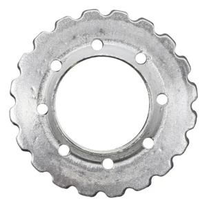 Écrou crénelé de blocage du mécanisme de pliage — Ø 56 mm, filetage 28 mm