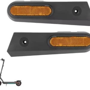 Enjoliveurs de fourche arrière Xiaomi Electric Scooter 5 Max — la paire, noirs, bandes réfléchissantes incluses