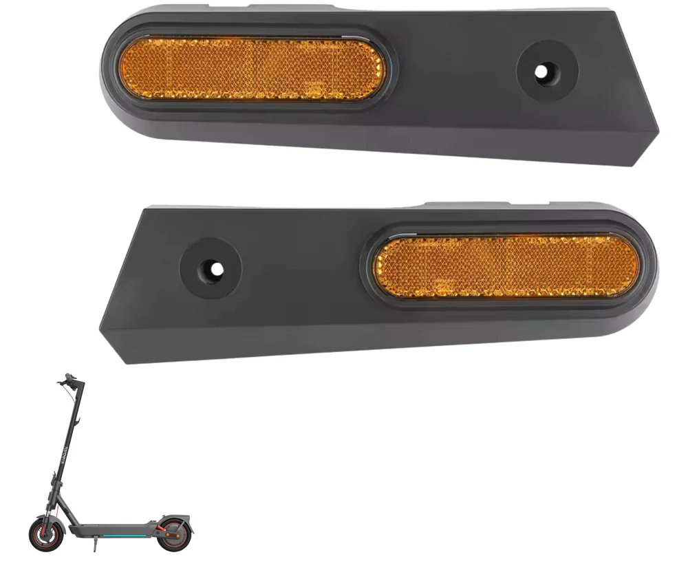 Paire d'enjoliveurs de fourche arrière noirs pour trottinette Xiaomi Electric Scooter 5 Max