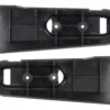 Dos des enjoliveurs de fourche, clips et inserts de vis