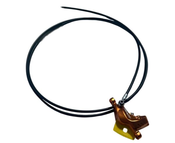 Étrier de frein arrière Dualtron Alien, corps orange NUTT et durite montée en couronne
