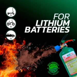 Extincteur diélectrique 2 L pour batteries lithium