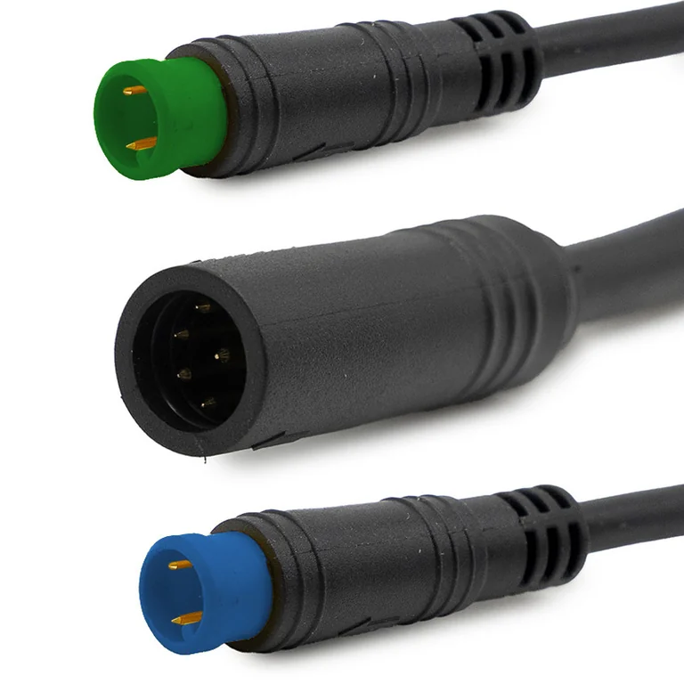 Connecteurs vert et bleu du faisceau 1 vers 2 Hikerboy Foxtrot Plus