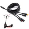 Faisceau de communication Ecoxtrem Bison enroulé, avec ses quatre prises étanches en tête Faisceau de communication Ecoxtrem Bison enroulé, avec ses quatre prises étanches en tête