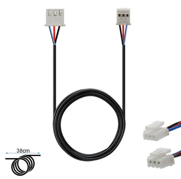 Câble de feu arrière NIU KQi3 de 38 cm avec ses connecteurs Câble de feu arrière NIU KQi3 de 38 cm avec ses connecteurs
