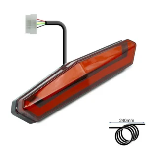 Feu arrière Kukirin G4 — bandeau à LED, faisceau 240 mm à six voies