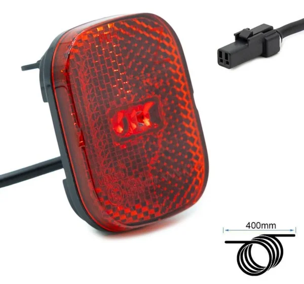 Feu arrière d'origine Ninebot Max G3, cabochon rouge et câble Feu arrière d'origine Ninebot Max G3, cabochon rouge et câble