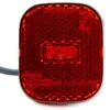 Feu arrière Ninebot Max G3 vu de face, cabochon réfléchissant Feu arrière Ninebot Max G3 vu de face, cabochon réfléchissant
