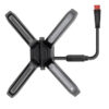 Feu avant en X Ninebot ZT3 Pro et son connecteur étanche rouge Feu avant en X Ninebot ZT3 Pro et son connecteur étanche rouge