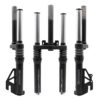 Fourche Ninebot ZT3 Pro vue sous plusieurs angles, soufflets et fourreaux