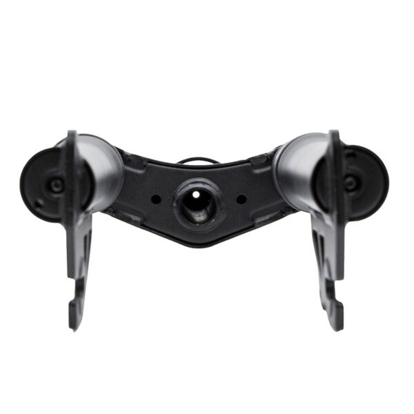 Té et pattes d'axe de la fourche Ninebot ZT3 Pro vus du dessus