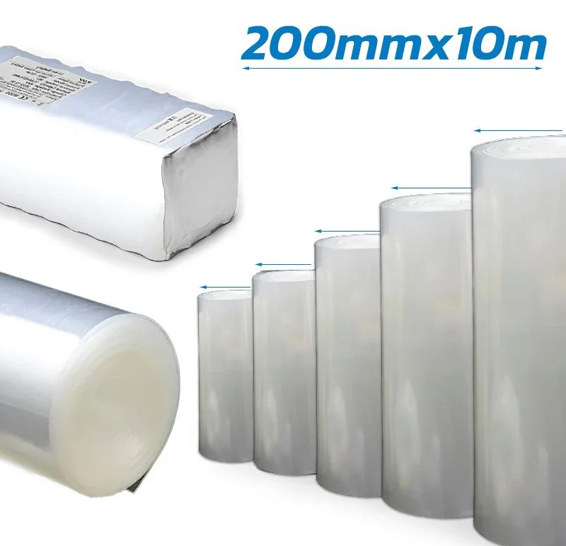 Rouleau de gaine PVC thermorétractable transparente 200 mm