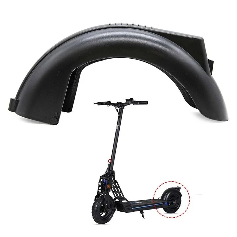 Garde-boue arrière Ecoxtrem Bison de trois quarts, carter noir enveloppant