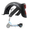 Garde-boue arrière Hikerboy Foxtrot Plus monté sur la machine, arceau au-dessus de la roue Garde-boue arrière Hikerboy Foxtrot Plus monté sur la machine, arceau au-dessus de la roue