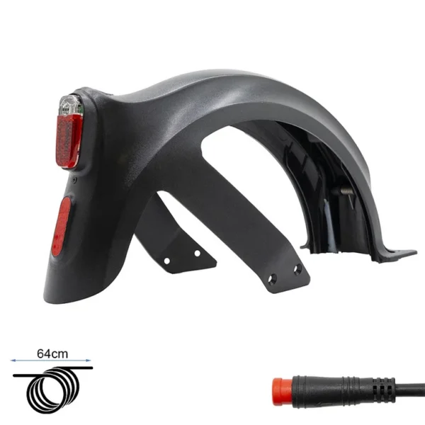 Câble de 64 cm et connecteur rouge du garde-boue arrière Hikerboy Foxtrot Plus Câble de 64 cm et connecteur rouge du garde-boue arrière Hikerboy Foxtrot Plus