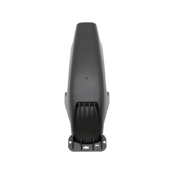 Vue de dessus du garde-boue Max G3, coque nervurée et platine percée Vue de dessus du garde-boue Max G3, coque nervurée et platine percée