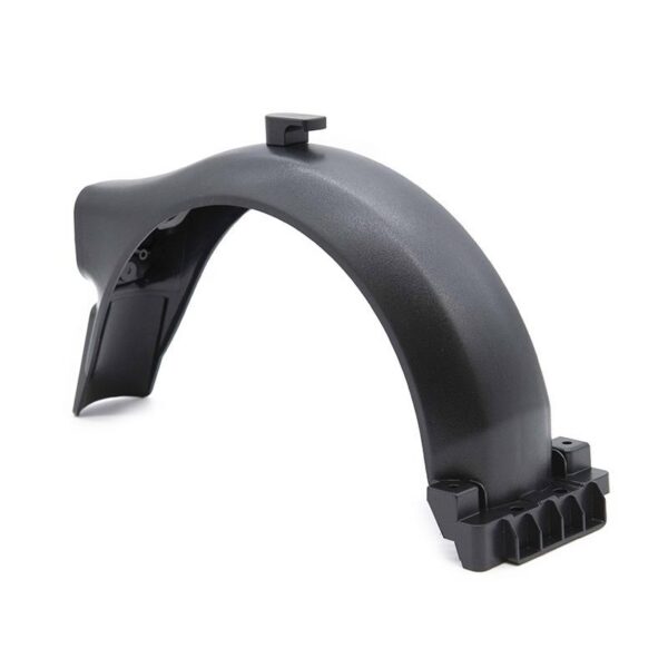 Garde-boue arrière noir pour Ninebot série F et D vu de trois quarts Garde-boue arrière noir pour Ninebot série F et D vu de trois quarts