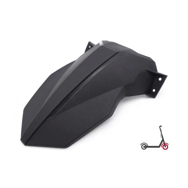 Garde-boue avant Kukirin G3 Pro vu de trois quarts, pattes de fixation percées