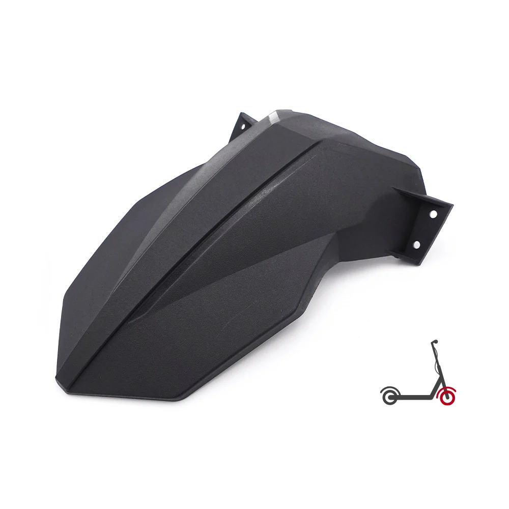 Garde-boue avant Kukirin G3 Pro vu de trois quarts, pattes de fixation percées