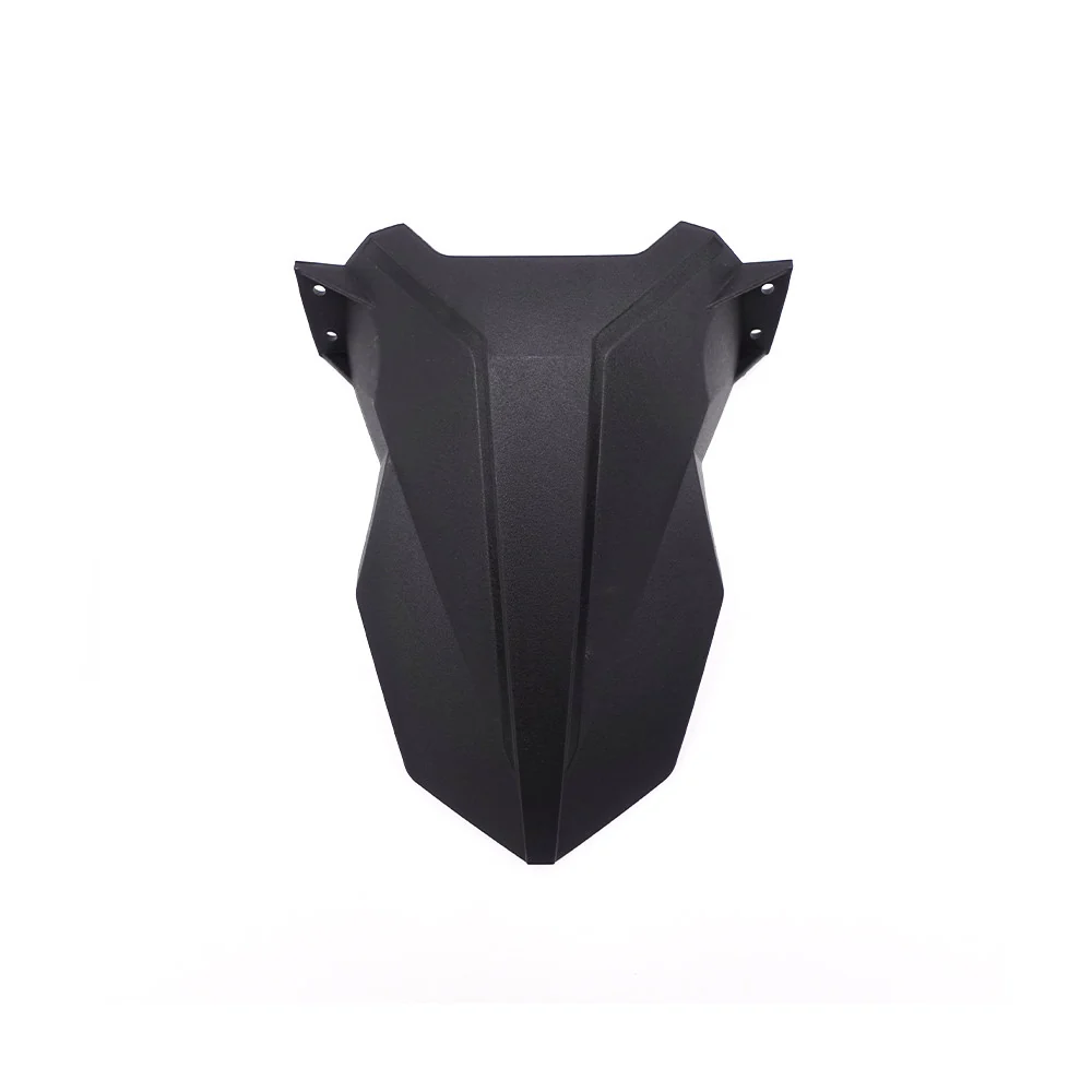 Garde-boue avant Kukirin G3 Pro vu de face, les deux pattes de part et d'autre de la roue