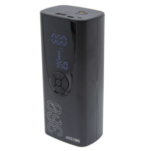 Gonfleur électrique portable eRIDER360 AIR-001 — 150 PSI, écran et fonction batterie de secours