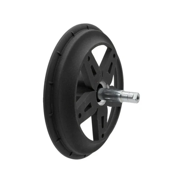 Profil de la jante avec l'axe de 12 mm monté dans le moyeu Profil de la jante avec l'axe de 12 mm monté dans le moyeu