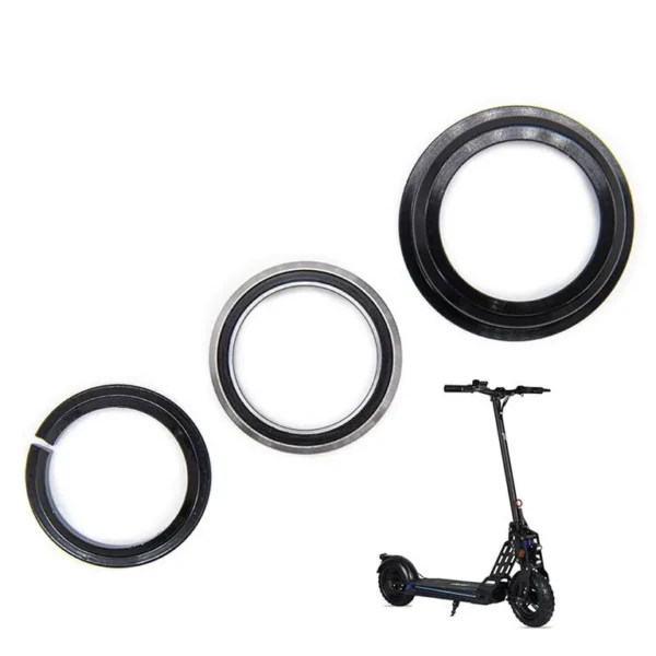Jeu de direction Ecoxtrem Bison : cuvette, roulement à contact oblique et bague d'appui Jeu de direction Ecoxtrem Bison : cuvette, roulement à contact oblique et bague d'appui