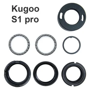 Kit de direction pour Kugoo S1 Pro — 7 pièces, plaque Ø 50 mm, alésage 28 mm