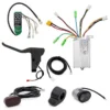 Kit électronique complet pour trottinette : contrôleur, écran, accélérateur, feu et levier
